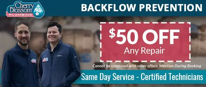 woodruff BAckflow Prevention Cherry Blossom Plumbing