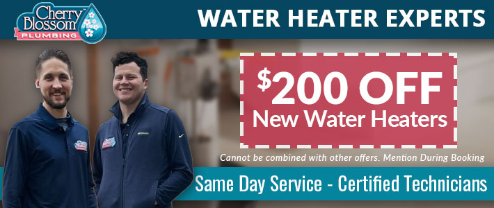 northern virginia Water Heater Help Cherry Blossom Plumbing